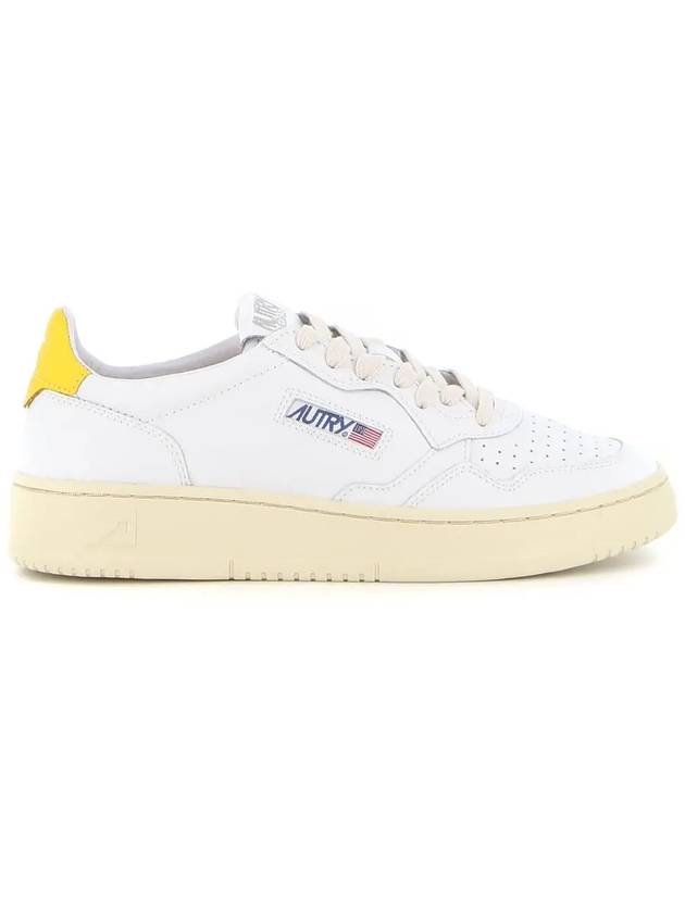 Men's Medalist Leather Low Top Sneakers White - AUTRY - BALAAN 3