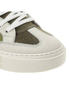 Gancini logo patch sneakers BORG5 OLIVO BUS SUEDE 0757669 - SALVATORE FERRAGAMO - BALAAN 9