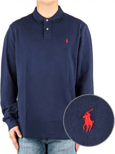 Men s collar long sleeve t shirt 271173 - POLO RALPH LAUREN - BALAAN 1