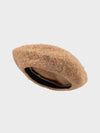 CURLY beret BROWN - RECLOW - BALAAN 1