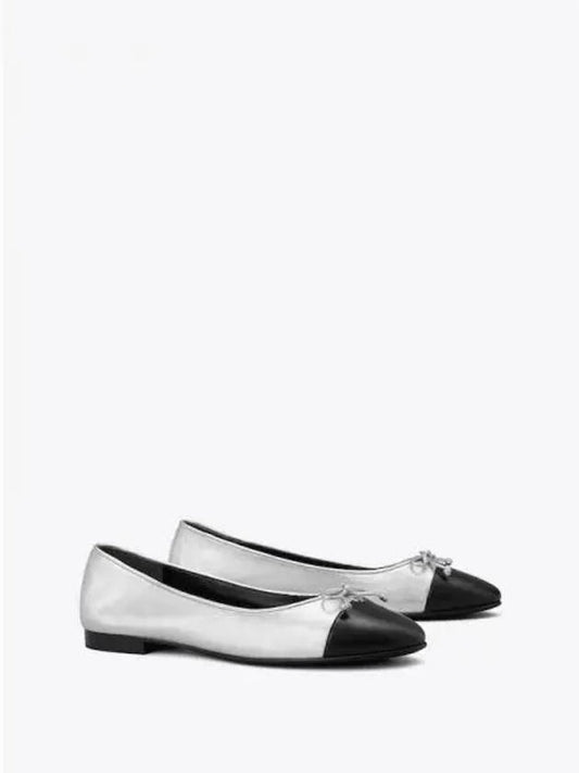 Ballet shoes silver black domestic product - TORY BURCH - BALAAN 1