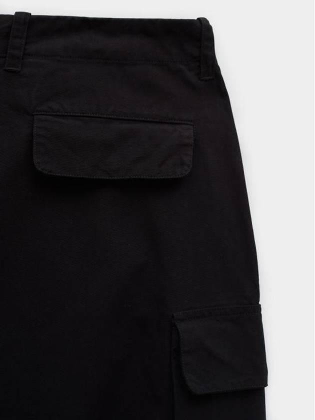 Mount Cotton Canvas Cargo Straight Pants Black - OUR LEGACY - BALAAN 4