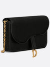 Saddle Chain Pouch Bag Black - DIOR - BALAAN 3