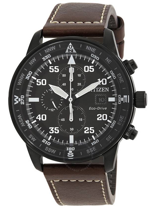 Citizen Eco-Drive Chronograph Black Dial Men's Watch CA0695-17E - CITIZEN - BALAAN 1