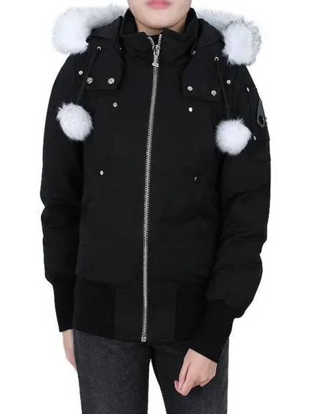 Orginal Debbie Shearling Bomber Jacket Black - MOOSE KNUCKLES - BALAAN 2