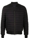 Back Logo Bomber Padding Black - HERNO - BALAAN 2