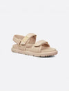 Dioract Strap Lambskin Sandals Beige - DIOR - BALAAN 2