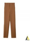 Quasar Virgin Wool Straight Pants Brown - MAX MARA - BALAAN 2