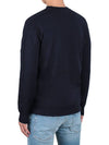 Lens Wappen Merino Wool Knit Top Navy - CP COMPANY - BALAAN 5