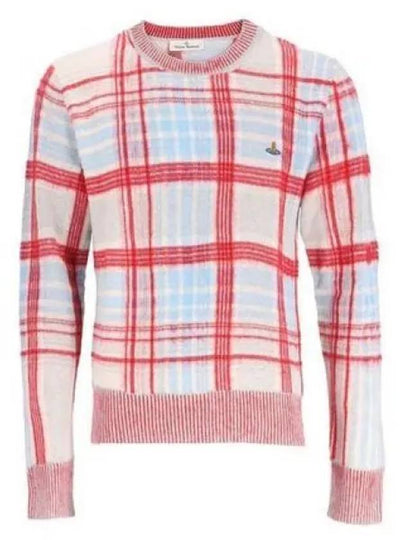 Madras Check Cotton Blend Knit Top - VIVIENNE WESTWOOD - BALAAN 2