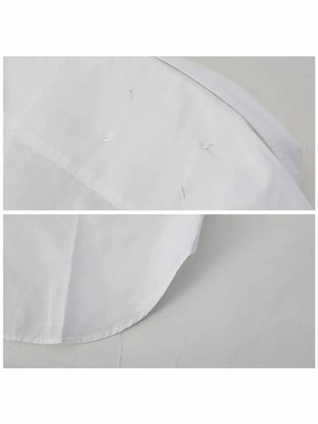 Memory of Poplin Long Sleeve Shirt White - MAISON MARGIELA - BALAAN.