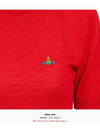 Women's Wool Silk Knit Top Red - VIVIENNE WESTWOOD - BALAAN 9