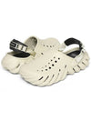 Echo Clog Sandals Beige - CROCS - BALAAN 7