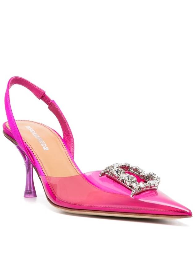 23 ss rhinestone detail slingback pumps PBW0014358015729217 B0710228604 - DSQUARED2 - BALAAN 4