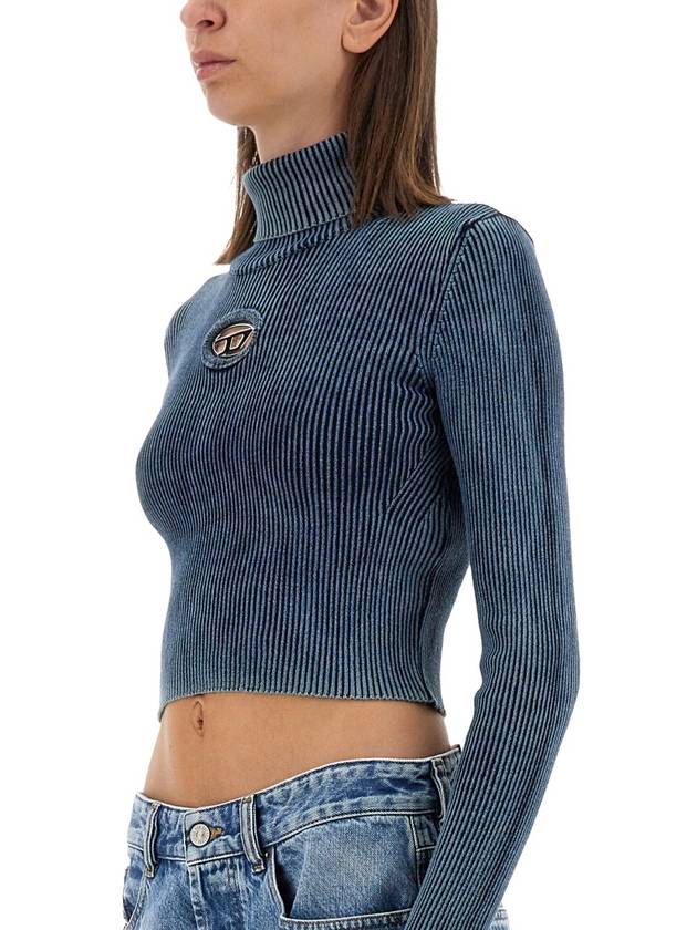 M-Anchor-A Knit Top Blue - DIESEL - BALAAN 5