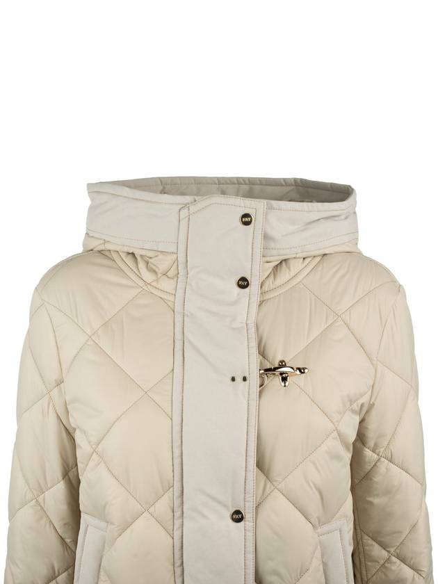 Fay Beige Padded Parka - FAY - BALAAN 3