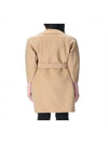 Arona Wool Belt Single Coat Beige - MAX MARA - BALAAN 6