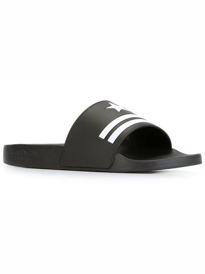 Star Line Slippers Black - GIVENCHY - BALAAN 2