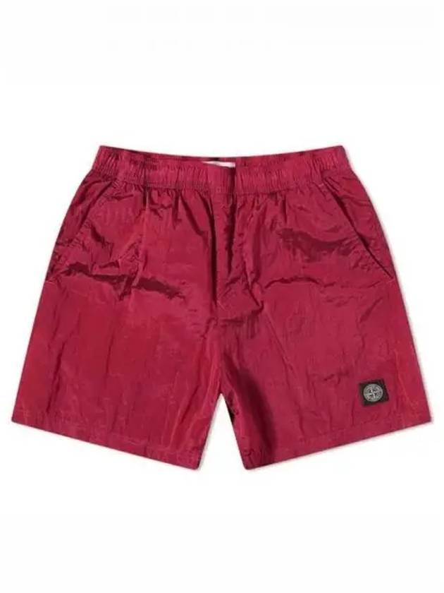 Wappen Patch Nylon Swim Shorts Pink Men s Pants 270046 - STONE ISLAND - BALAAN 1