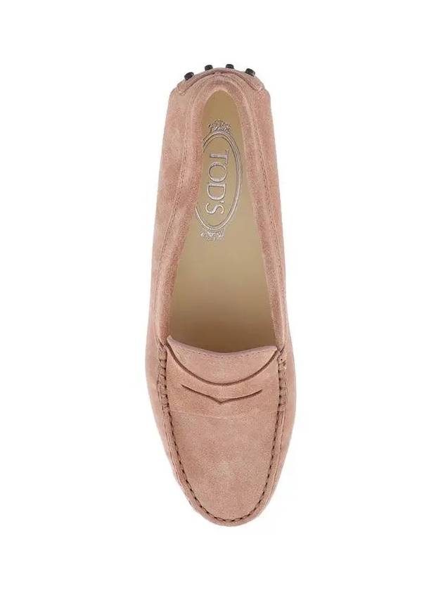 Gommino Suede Driving Shoes Pink - TOD'S - BALAAN 3