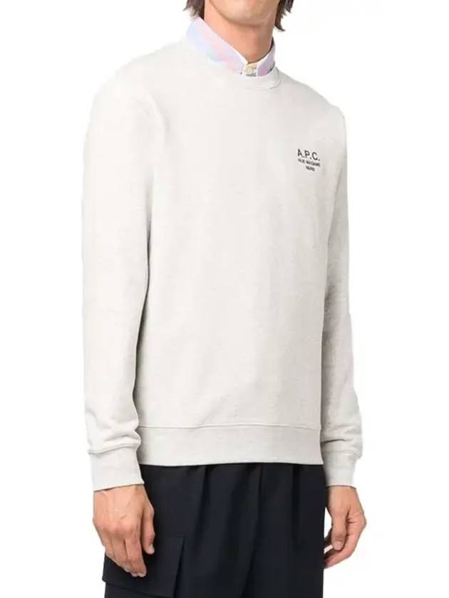 Rider Chest Small Logo Sweatshirt Grey - A.P.C. - BALAAN 3