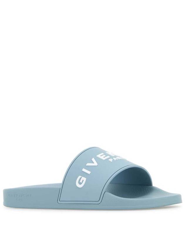 logo slippers blue - GIVENCHY - BALAAN 3