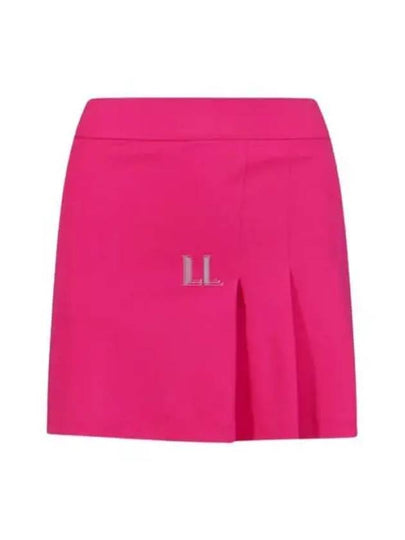 Thea Pleated Mini Skirt Fuchsia Purple - J.LINDEBERG - BALAAN 2