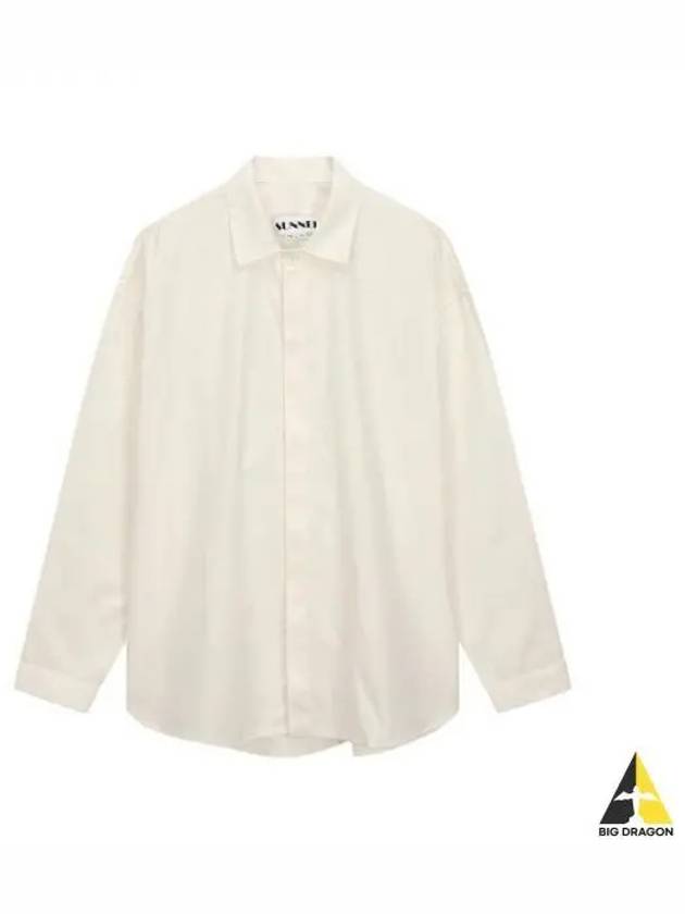 Women s Long Sleeve Shirt Cream CRTW0XSHR006 POP002 - SUNNEI - BALAAN 1