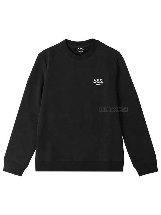 Men s COEZD H27699 LZZ Logo Embroidered Sweatshirt Black 1059833 - A.P.C. - BALAAN 1