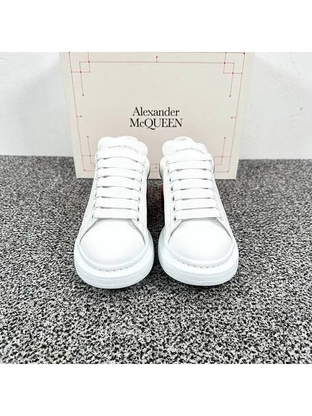 Oversized Low Top Sneakers White Pink - ALEXANDER MCQUEEN - BALAAN 4