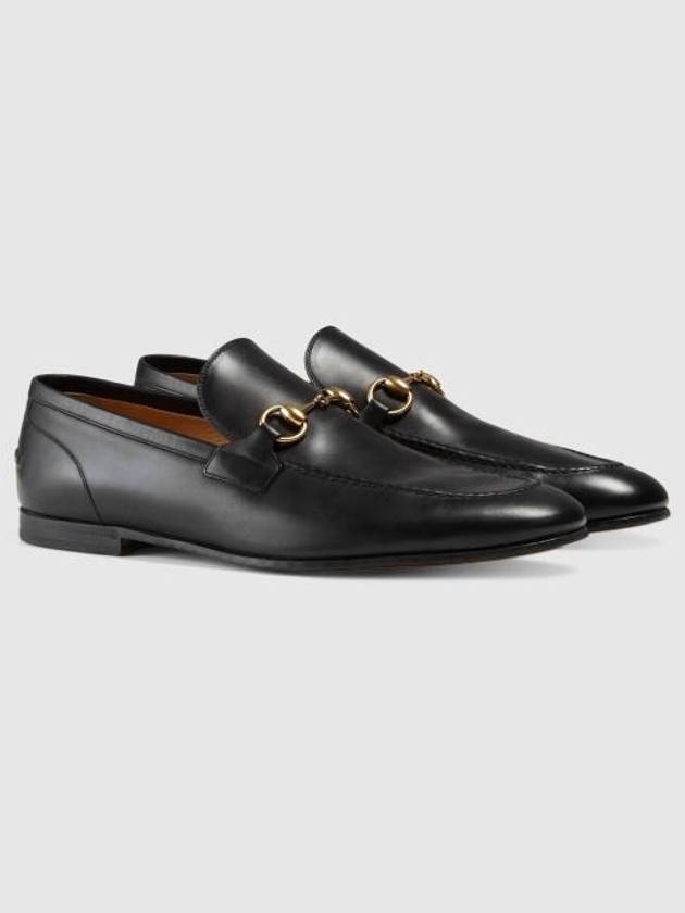 Jordaan Leather Loafers Black - GUCCI - BALAAN 3