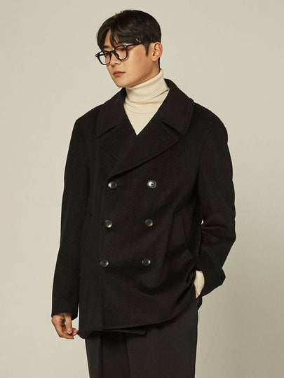 Contemporary Line Borough Pea Duffel Coat Black - TRADCLUB - BALAAN 2