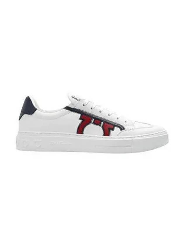 Ferragamo BORG 5 low top sneakers white 02B726 753142 - SALVATORE FERRAGAMO - BALAAN 1