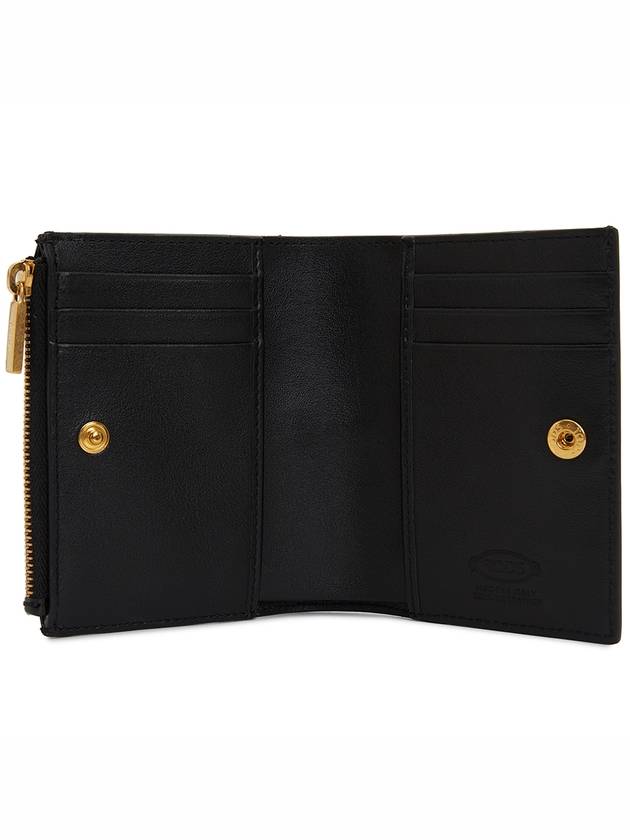 T Timeless Half Wallet Black - TOD'S - BALAAN 6