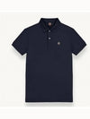 Le Original Logo Collar Short Sleeve TShirt Navy - COLMAR - BALAAN 1