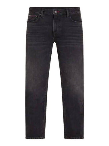 Denim Straight Jeans Black - TOMMY HILFIGER - BALAAN 1