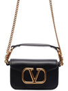 Rocco Micro Chain Shoulder Bag Black - VALENTINO - BALAAN 3