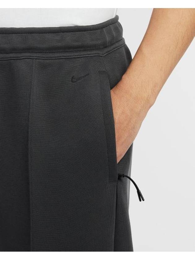 Tech Wide Leg Fleece Track Pants Anthracite - NIKE - BALAAN 4