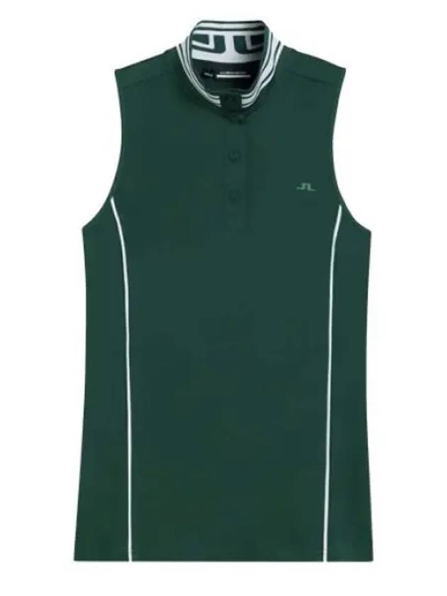 Women's Golf Bettina Sleeveless T-Shirt Rain Forest - J.LINDEBERG - BALAAN 2