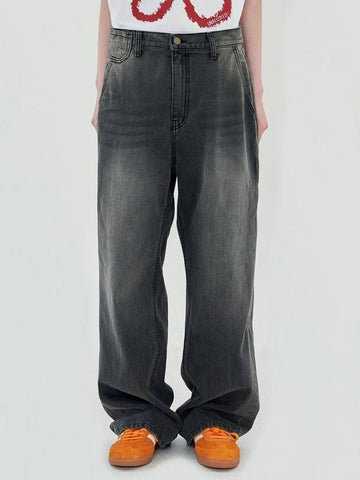 flower denim pants gray - UNALLOYED - BALAAN 1