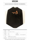 Cat Logo Crew Neck Sweatshirt Black - MSGM - BALAAN 3