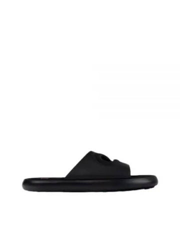 Twins Textile Leather Slide Slipper Black - CAMPER - BALAAN 1