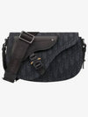 Oblique Saddle Messenger Jacquard Cross Bag Black - DIOR - BALAAN 2