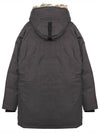 Eves Hooded Fur Padded Parka Steel Grey - NOBIS - BALAAN 3