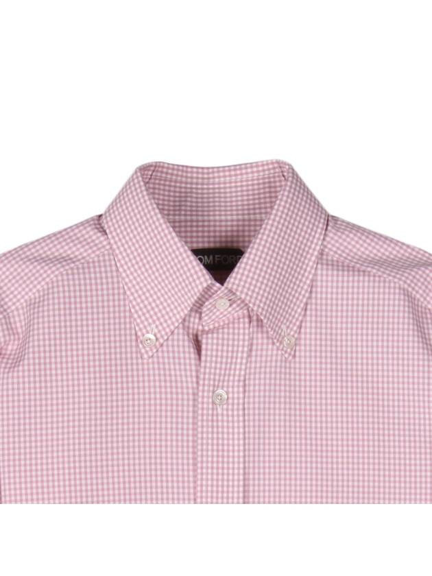 94VATO pink check shirt - TOM FORD - BALAAN 2