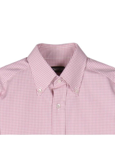 94VATO pink check shirt - TOM FORD - BALAAN 2