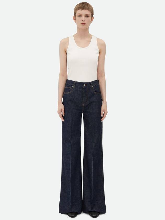 Palazzo wide jeans indigo - BOTTEGA VENETA - BALAAN 3