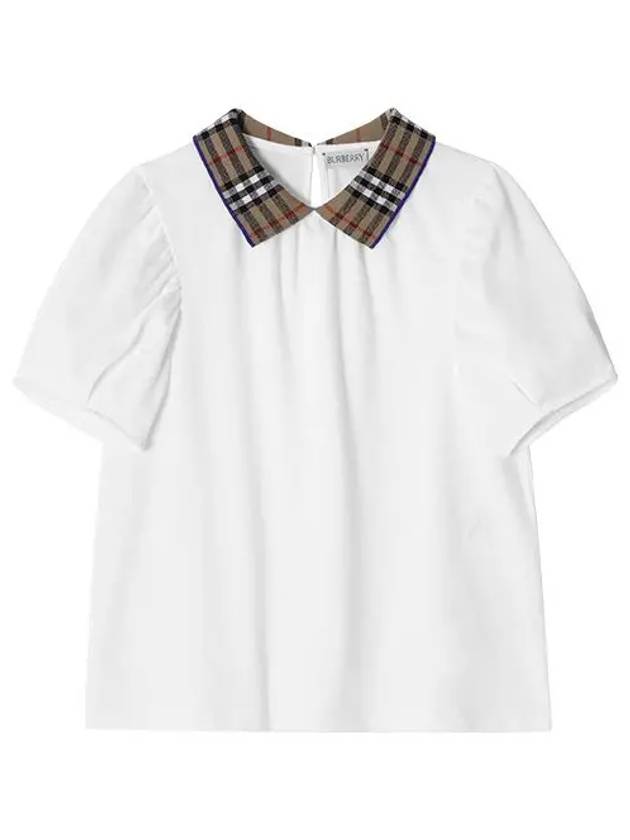 24SS Kids T-Shirt 8073164152081 White - BURBERRY - BALAAN 5