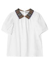 24SS Kids T-Shirt 8073164152081 White - BURBERRY - BALAAN 4