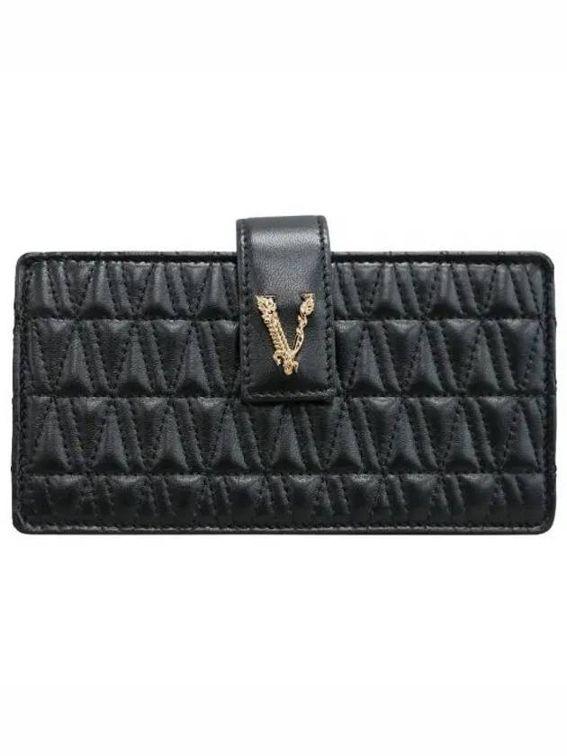 Virtus Quilted Mini Shoulder Bag Black - VERSACE - BALAAN 2